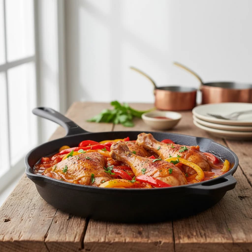 Wat kan ik maken met kip en paprika?