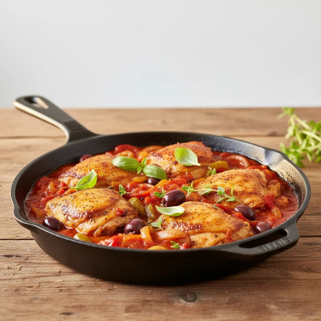 Wat kan ik maken met kip en tomatensaus?
